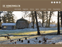 Tablet Screenshot of dehamermolen.nl